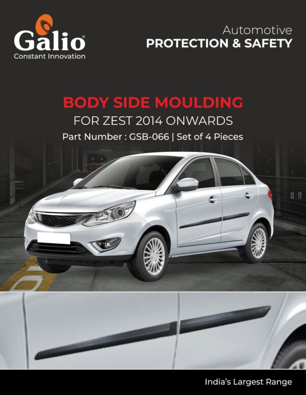 TELCO TATA ZEST (2014 ONWARDS) BODY SIDE MOULDING SET OF 4 PCS