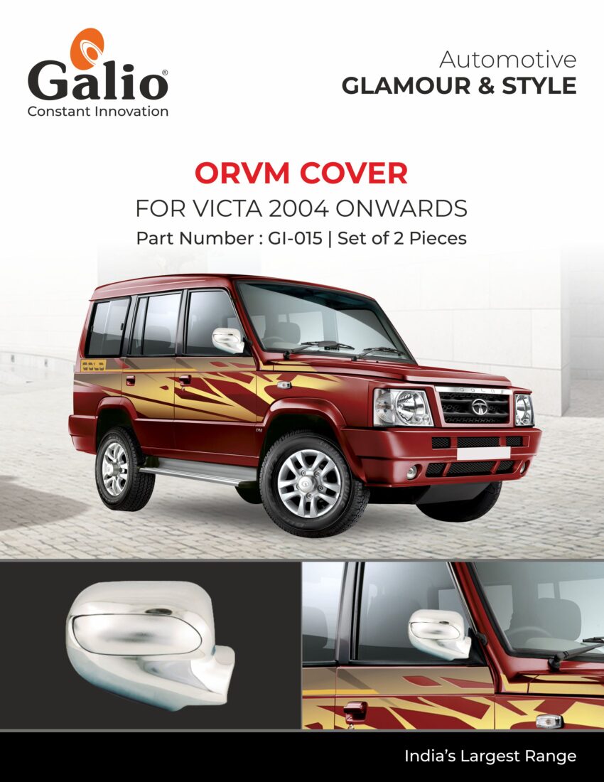 TELCO/TATA MOTORS VICTA (2004 ONWARDS) ORVM COVER WITH REFLECTOR SET OF 2 PCS