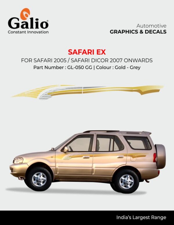 TELCO TATA SAFARI (2005 ONWARDS) BODY GRAPHICS – SAFARI EX 1 SET