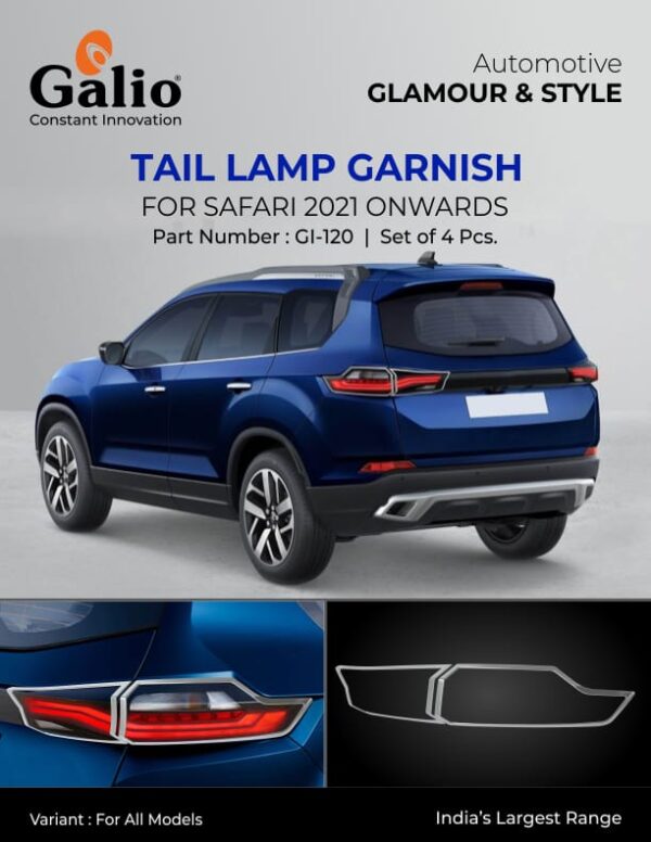 TELCO TATA SAFARI (2021) TAIL LAMP GARNISH SET OF 4 PCS