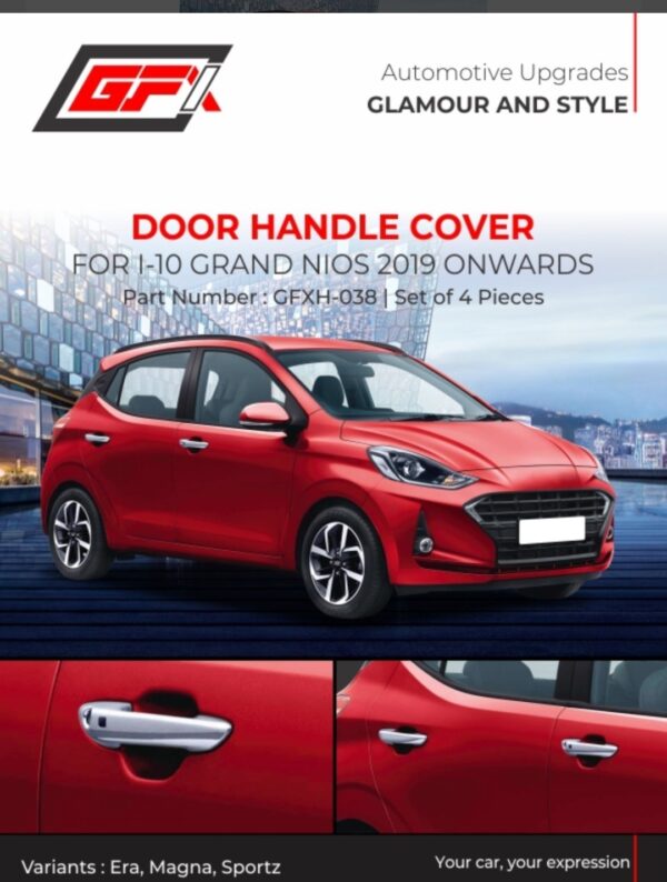 Hyundai Grand i10 Nios Door Handle Cover Chrome – 2019 Onwards