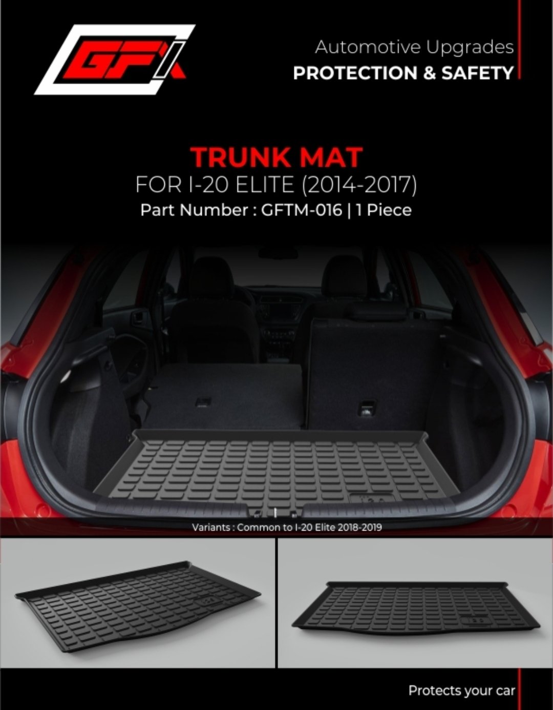 Trunk Mat - Hyundai i20 Elite 2014-2017